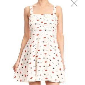 ixia sleeveless midi rockabilly dress